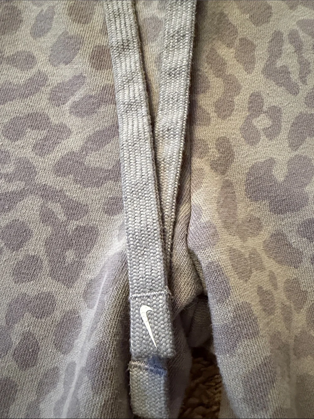 Nike Dri-FIT Get Fit Gray Leopard Print Joggers Size S DD6431-073
